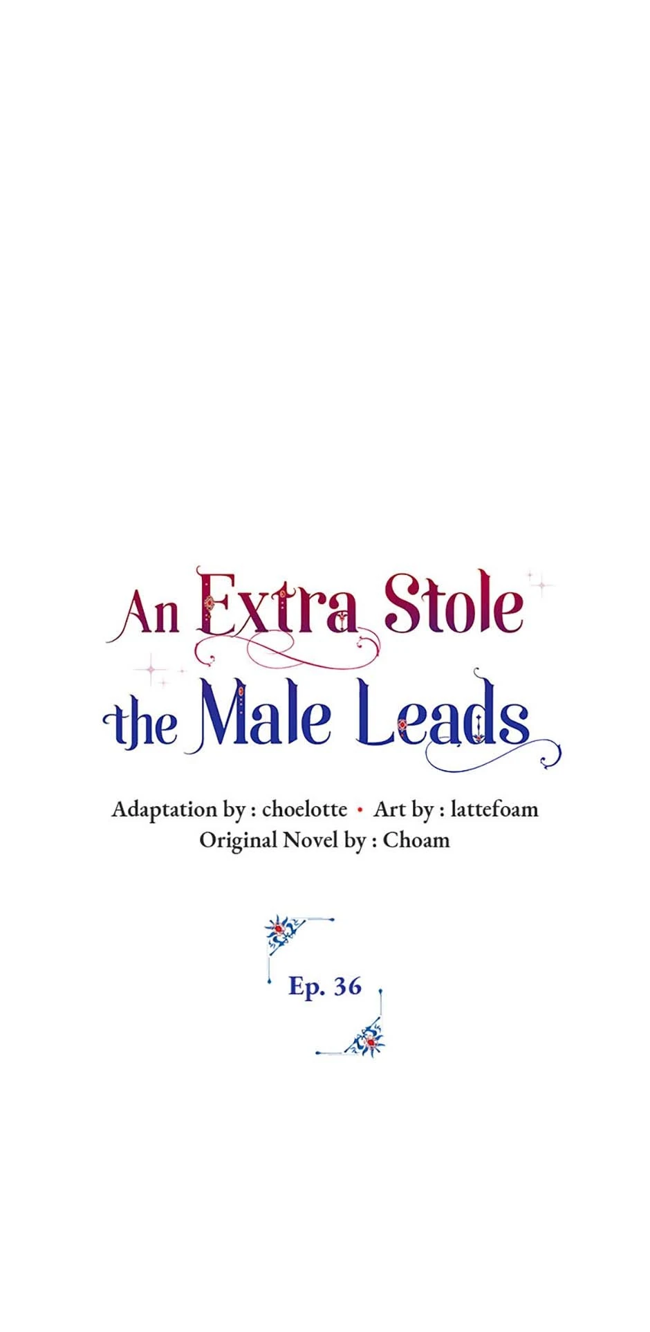 An Extra Stole the Male Leads - Chapter 36 manhwa