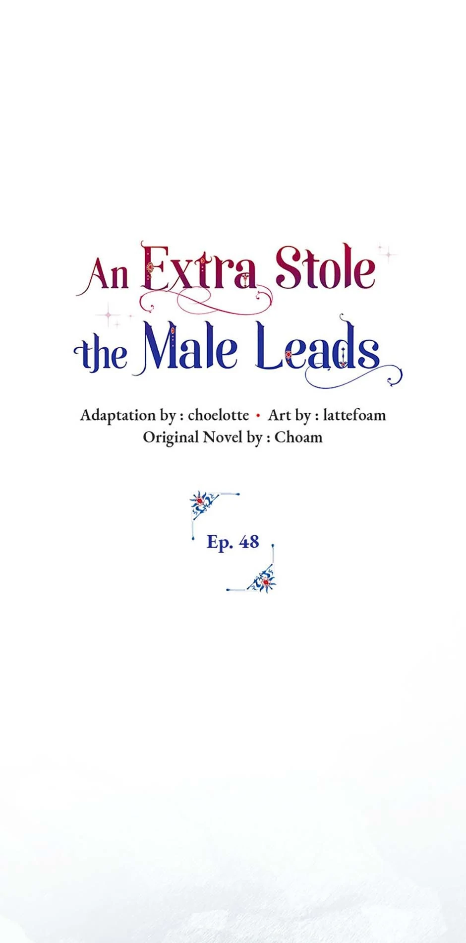An Extra Stole the Male Leads - Chapter 48 manhwa