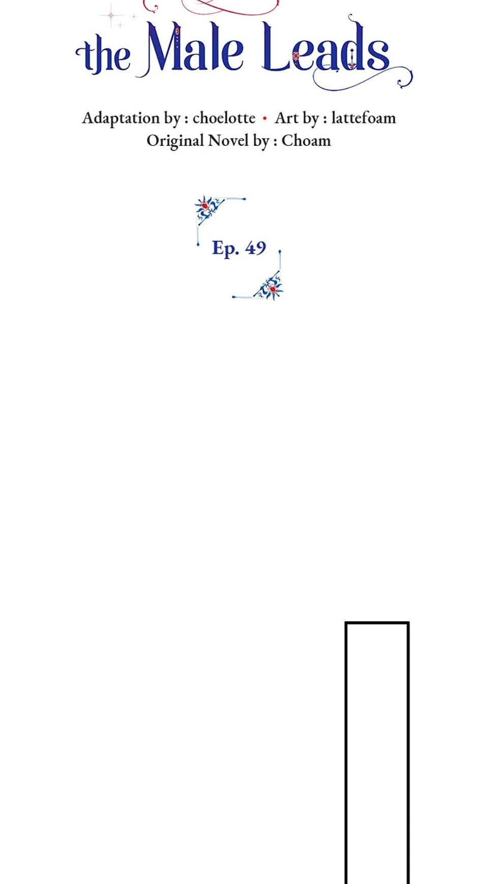 An Extra Stole the Male Leads - Chapter 49 manhwa
