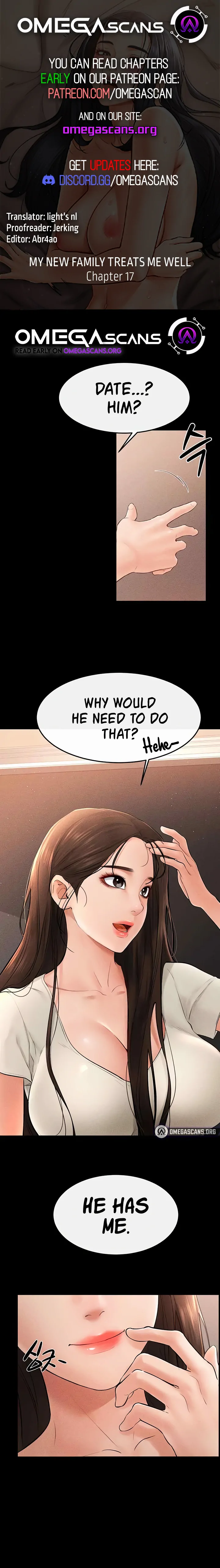 My New Family Treats Me Well [Omega Scans] - Chapter 17 manhwa
