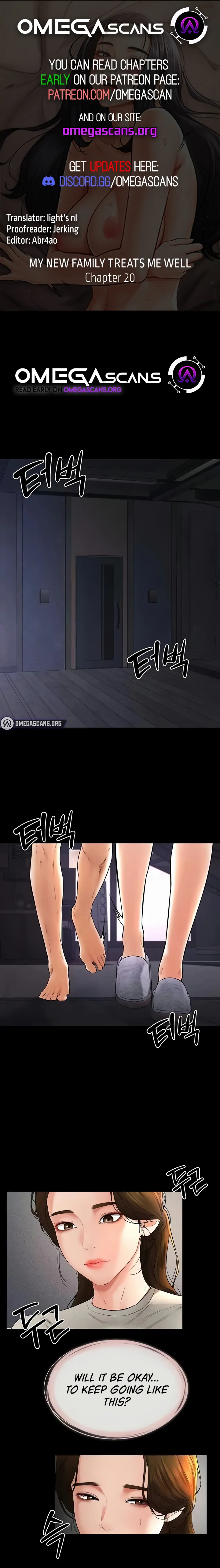 My New Family Treats Me Well [Omega Scans] - Chapter 20 manhwa