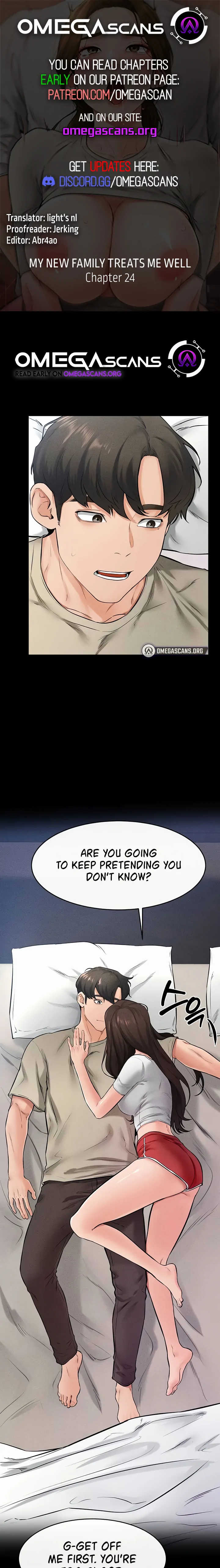 My New Family Treats Me Well [Omega Scans] - Chapter 24 manhwa
