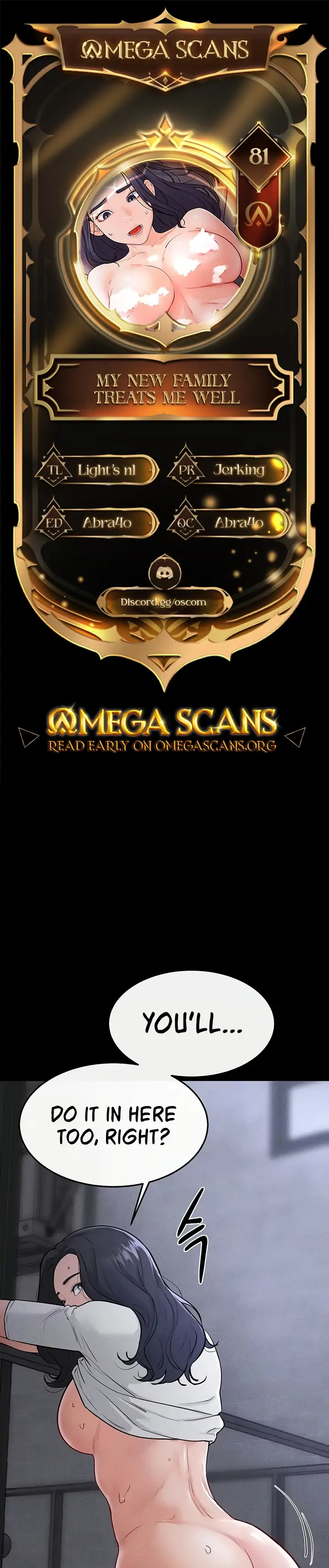 My New Family Treats Me Well [Omega Scans] - Chapter 81 manhwa