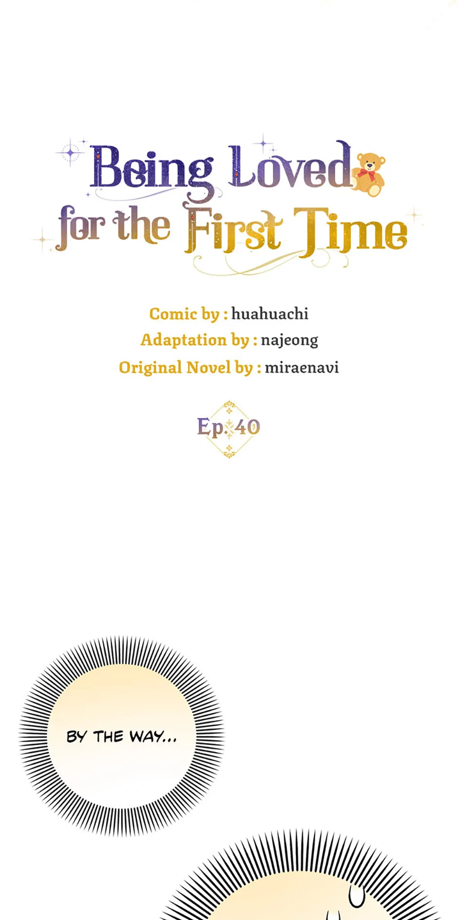 Being Loved for the First Time - Chapter 40 manhwa