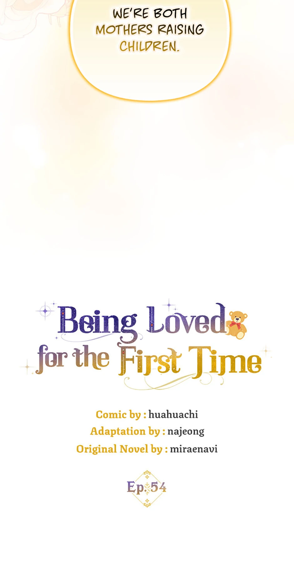 Being Loved for the First Time - Chapter 54 manhwa