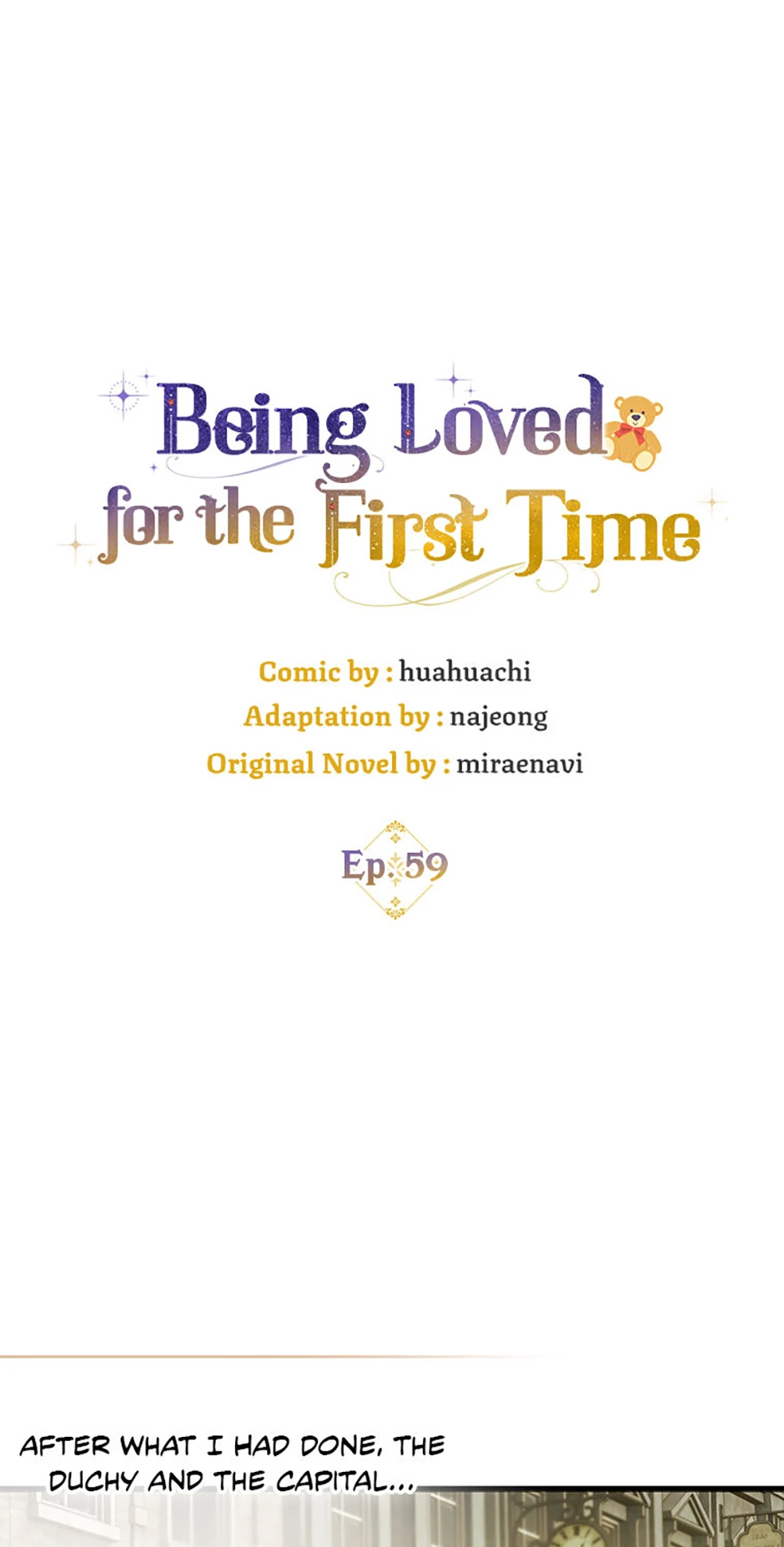 Being Loved for the First Time - Chapter 59 manhwa