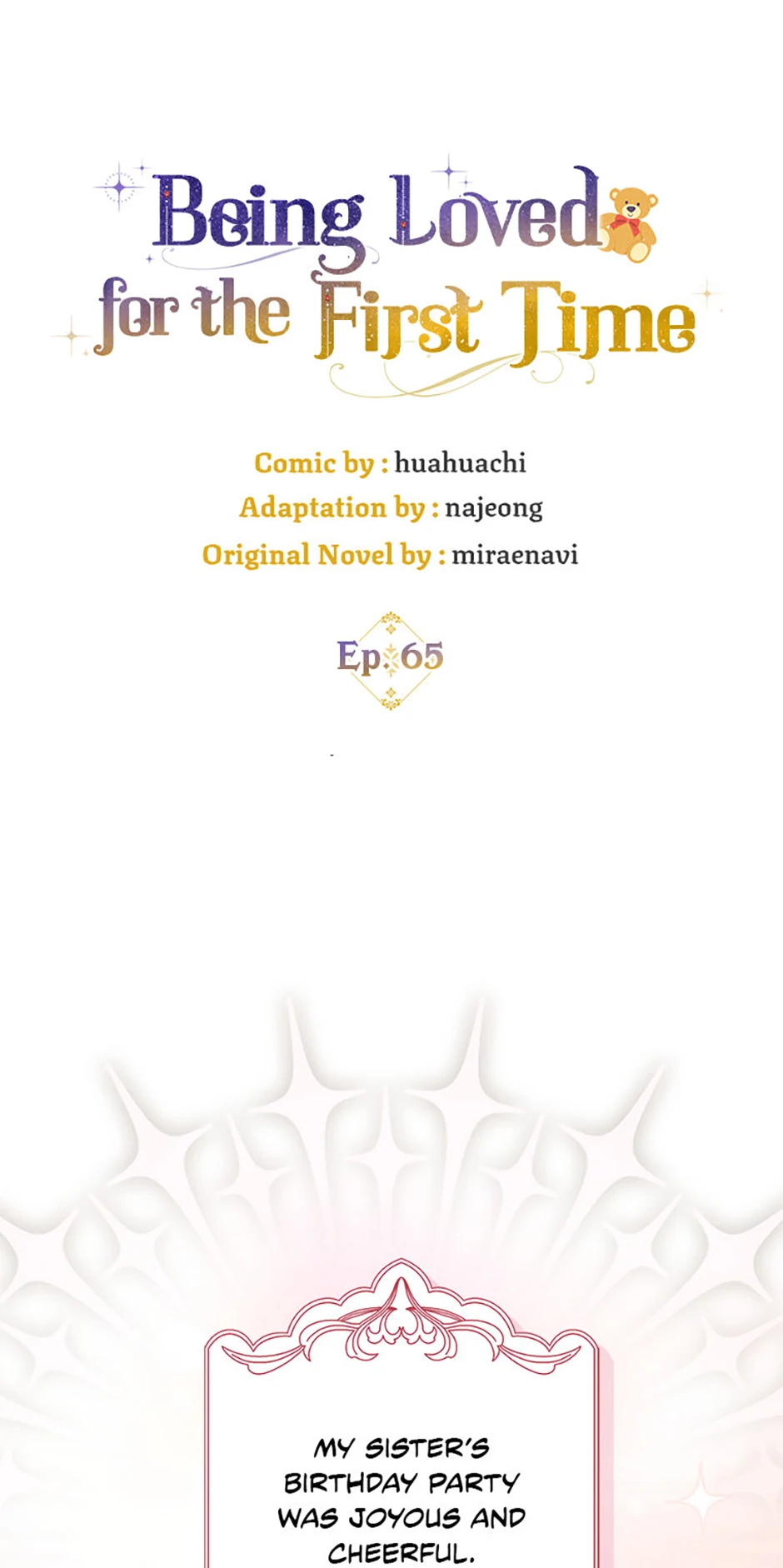 Being Loved for the First Time - Chapter 65 manhwa
