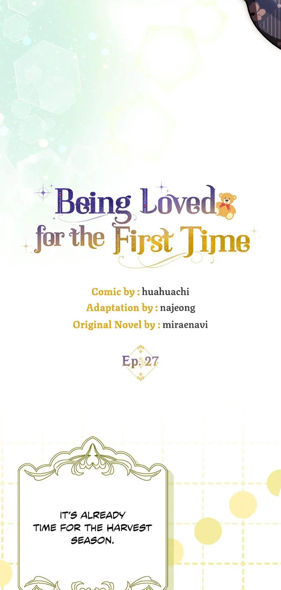 Being Loved for the First Time - Episode 27 manhwa