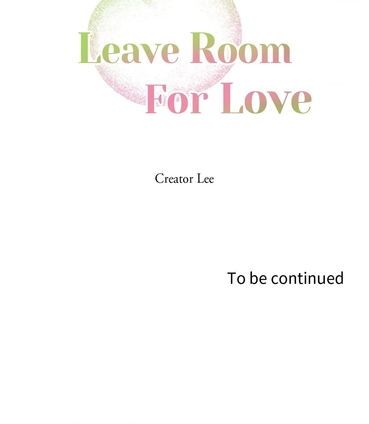 Leave Room for Love「Official」 - Chapter 44 manhwa