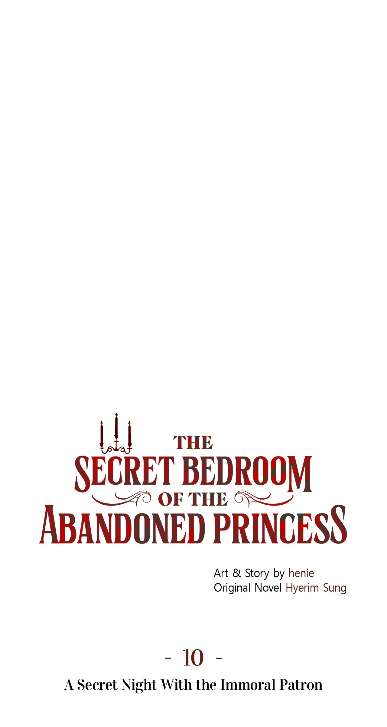 The Secret Bedroom of the Abandoned Princess [Official] - Chapter 10 manhwa