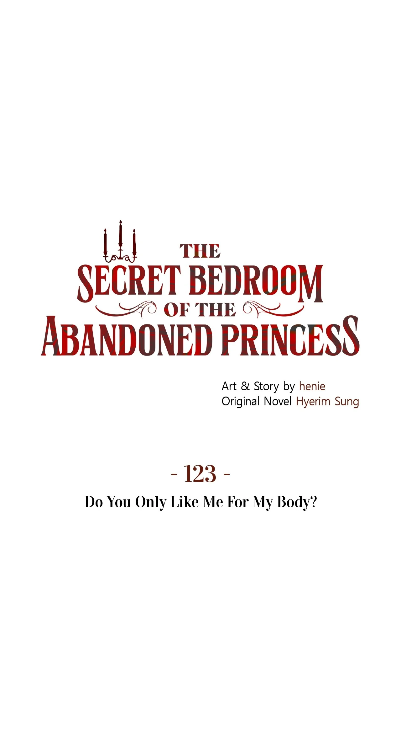 The Secret Bedroom of the Abandoned Princess [Official] - Chapter 123 manhwa