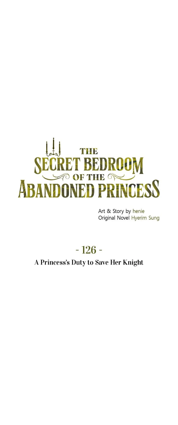 The Secret Bedroom of the Abandoned Princess [Official] - Chapter 126 manhwa