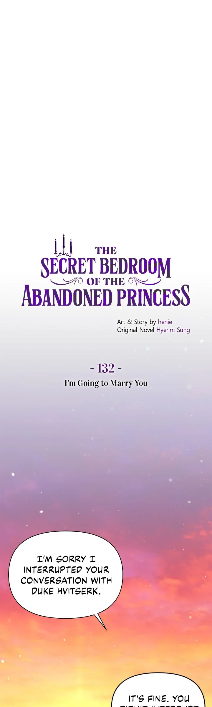 The Secret Bedroom of the Abandoned Princess [Official] - Chapter 132 manhwa