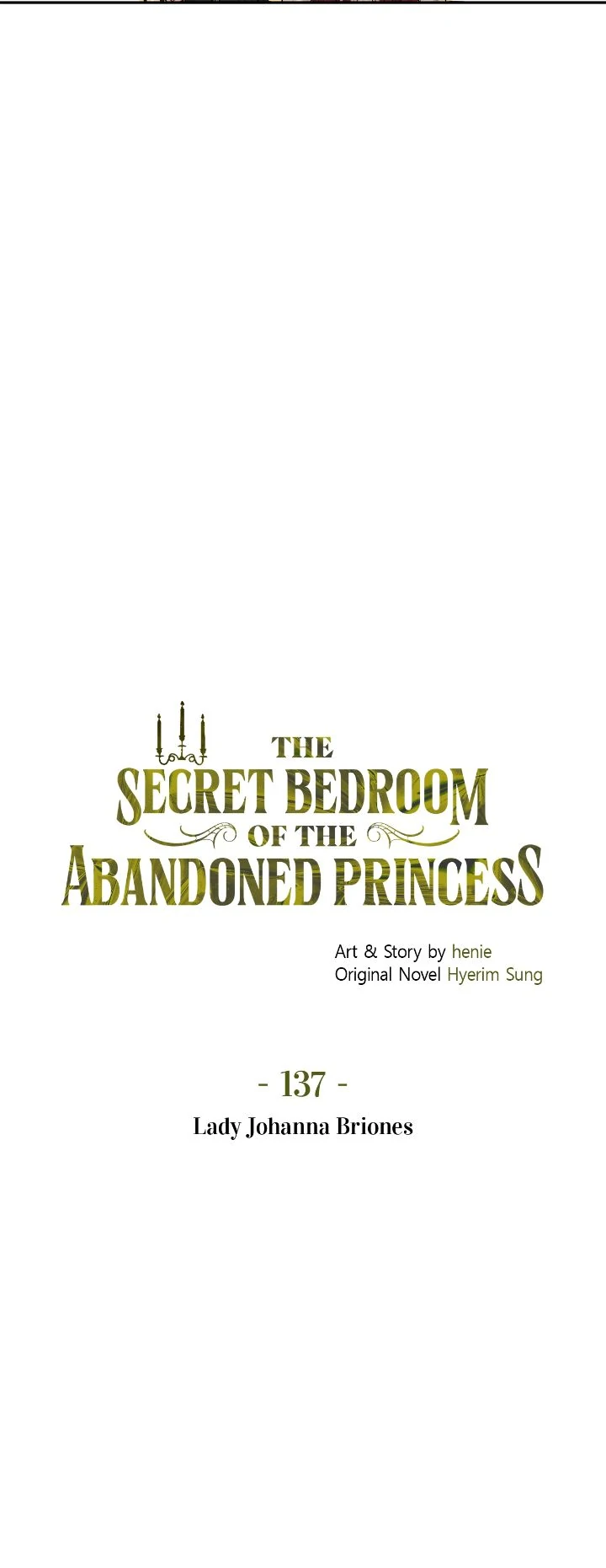 The Secret Bedroom of the Abandoned Princess [Official] - Chapter 137 manhwa