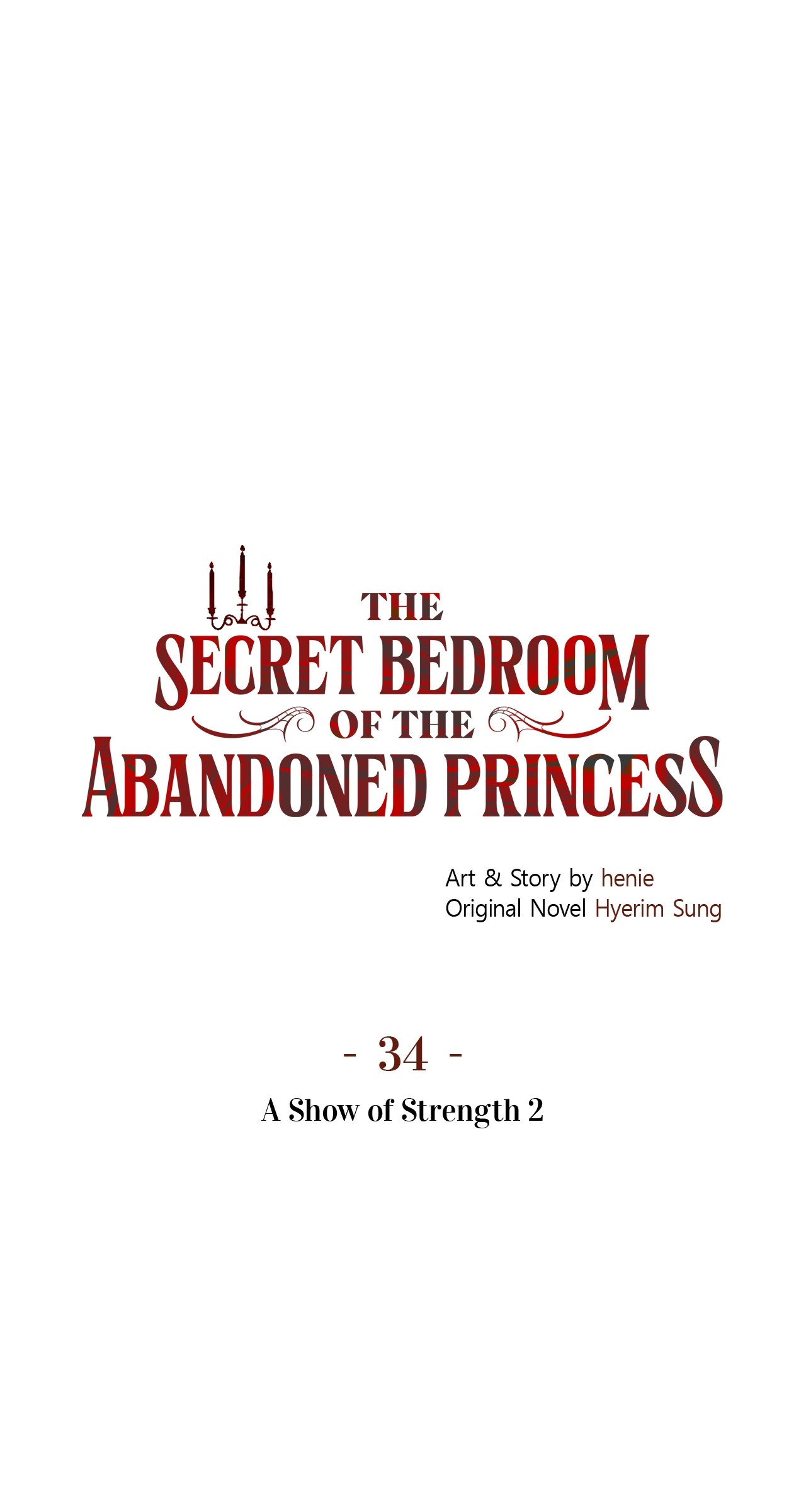 The Secret Bedroom of the Abandoned Princess [Official] - Chapter 34 manhwa