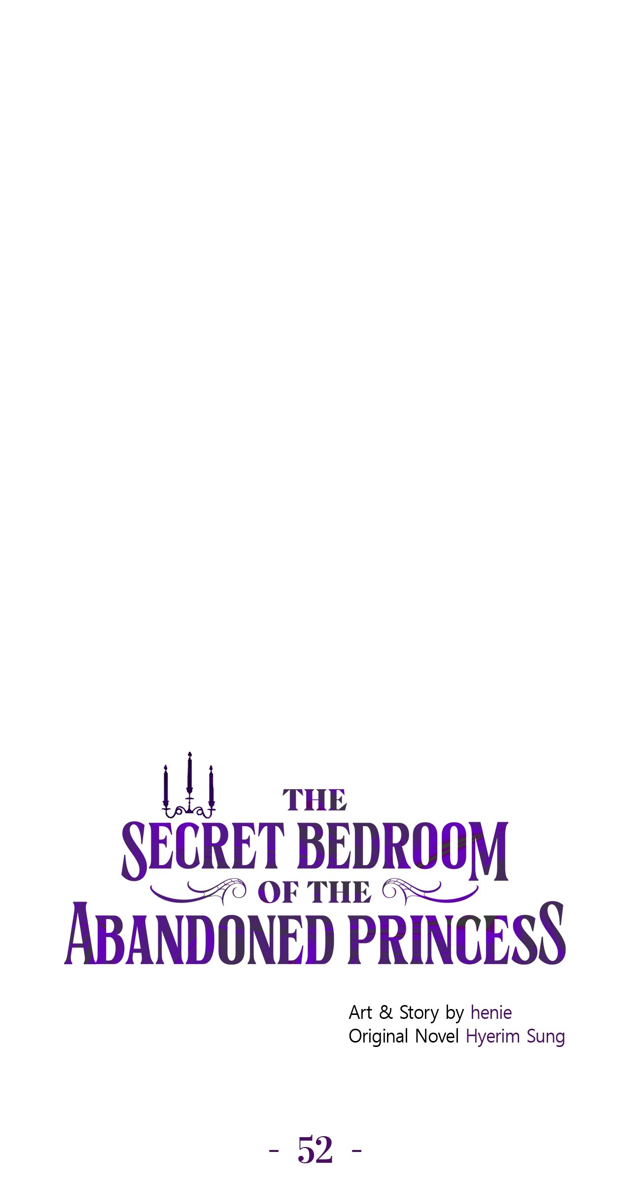 The Secret Bedroom of the Abandoned Princess [Official] - Chapter 52 manhwa