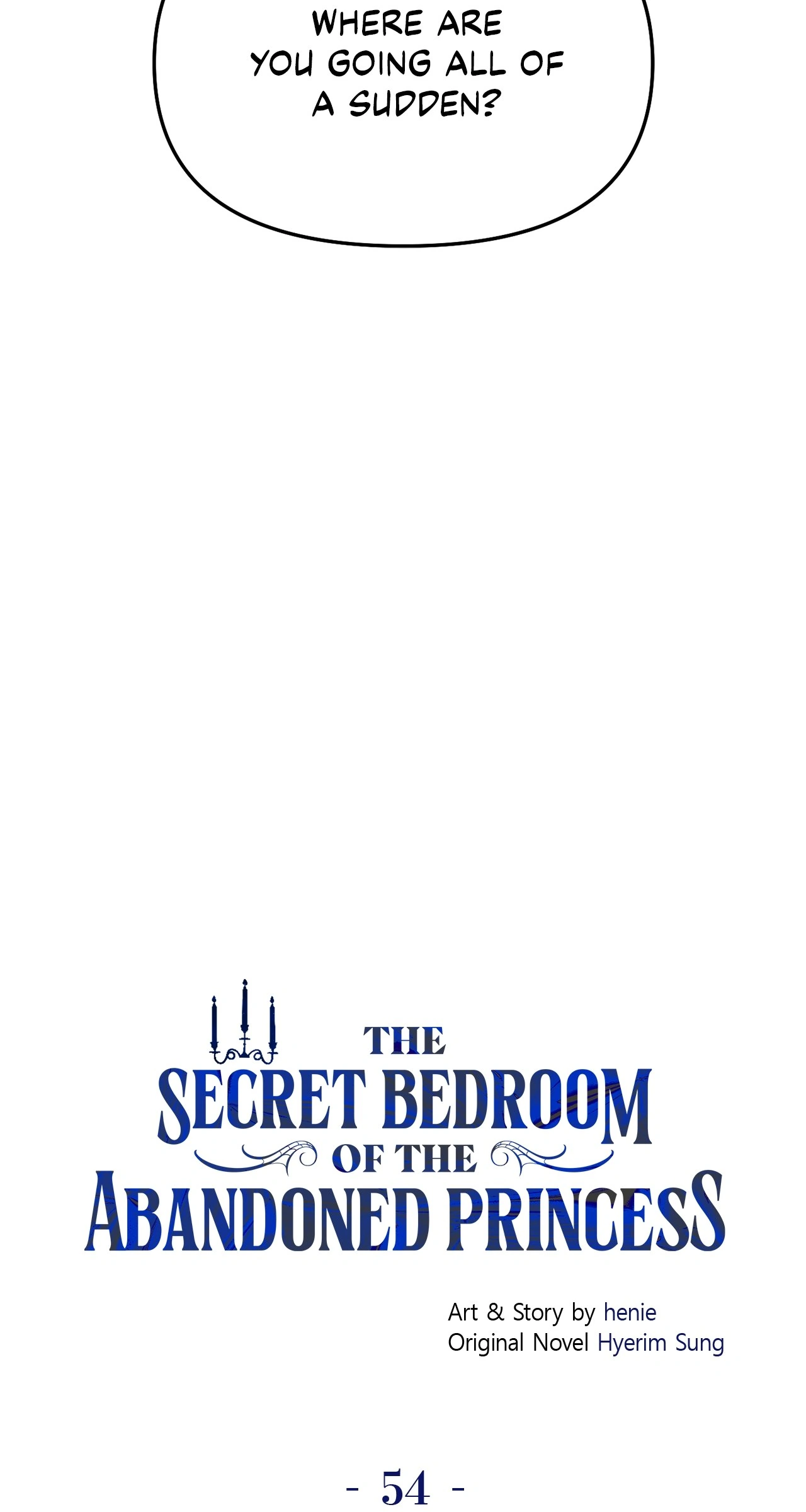 The Secret Bedroom of the Abandoned Princess [Official] - Chapter 54 manhwa