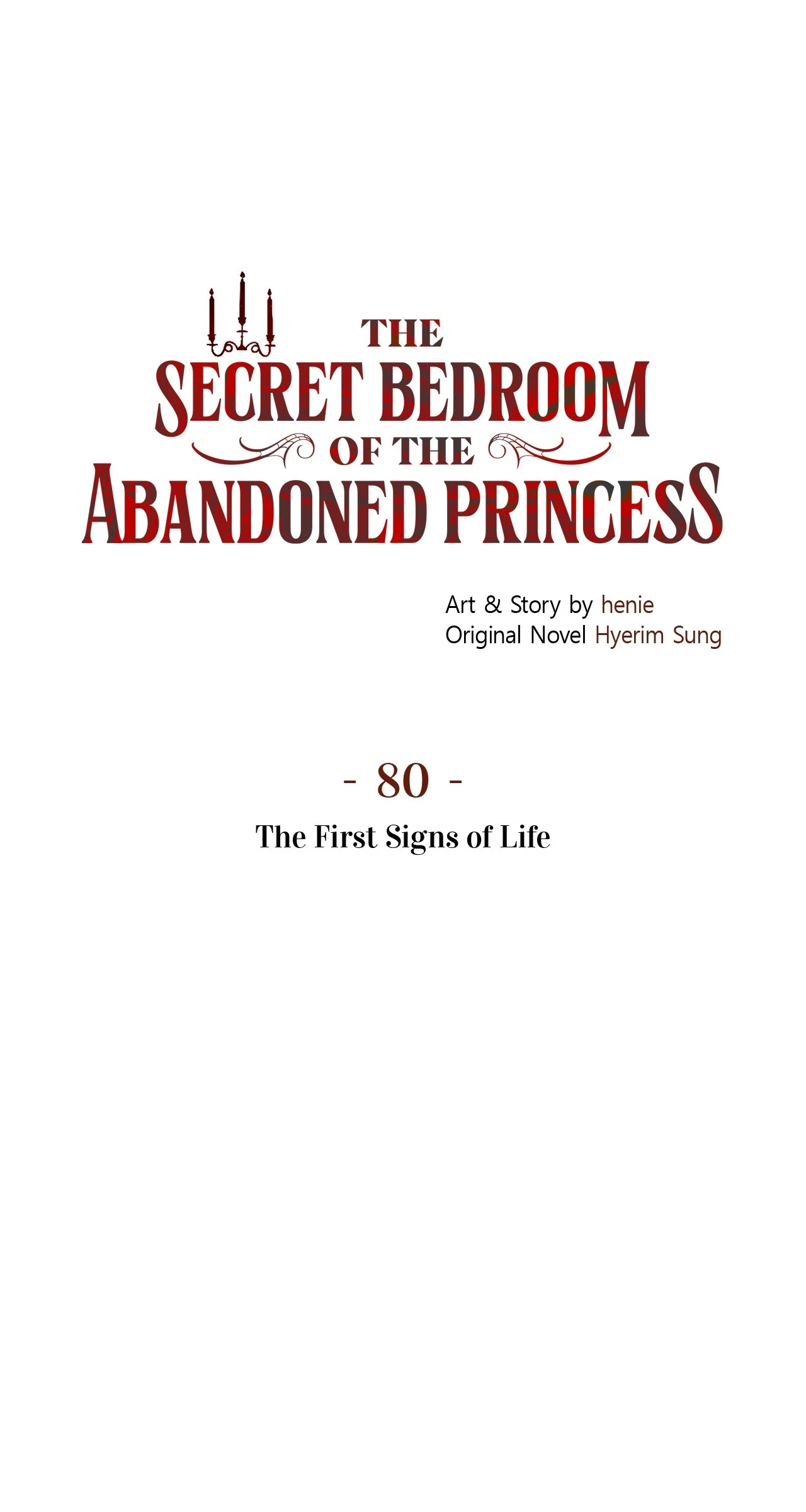 The Secret Bedroom of the Abandoned Princess [Official] - Chapter 80 manhwa