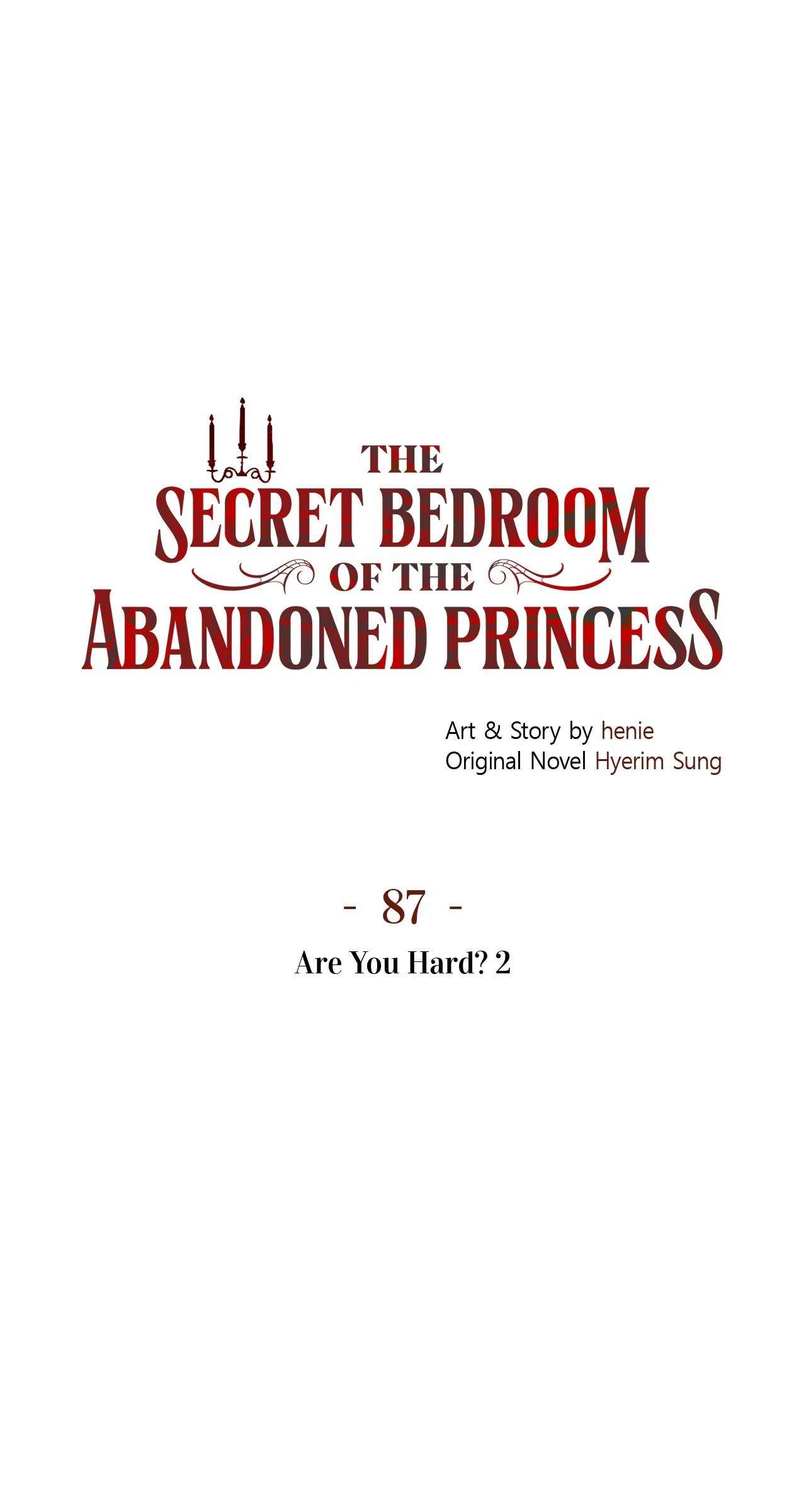 The Secret Bedroom of the Abandoned Princess [Official] - Chapter 87 manhwa