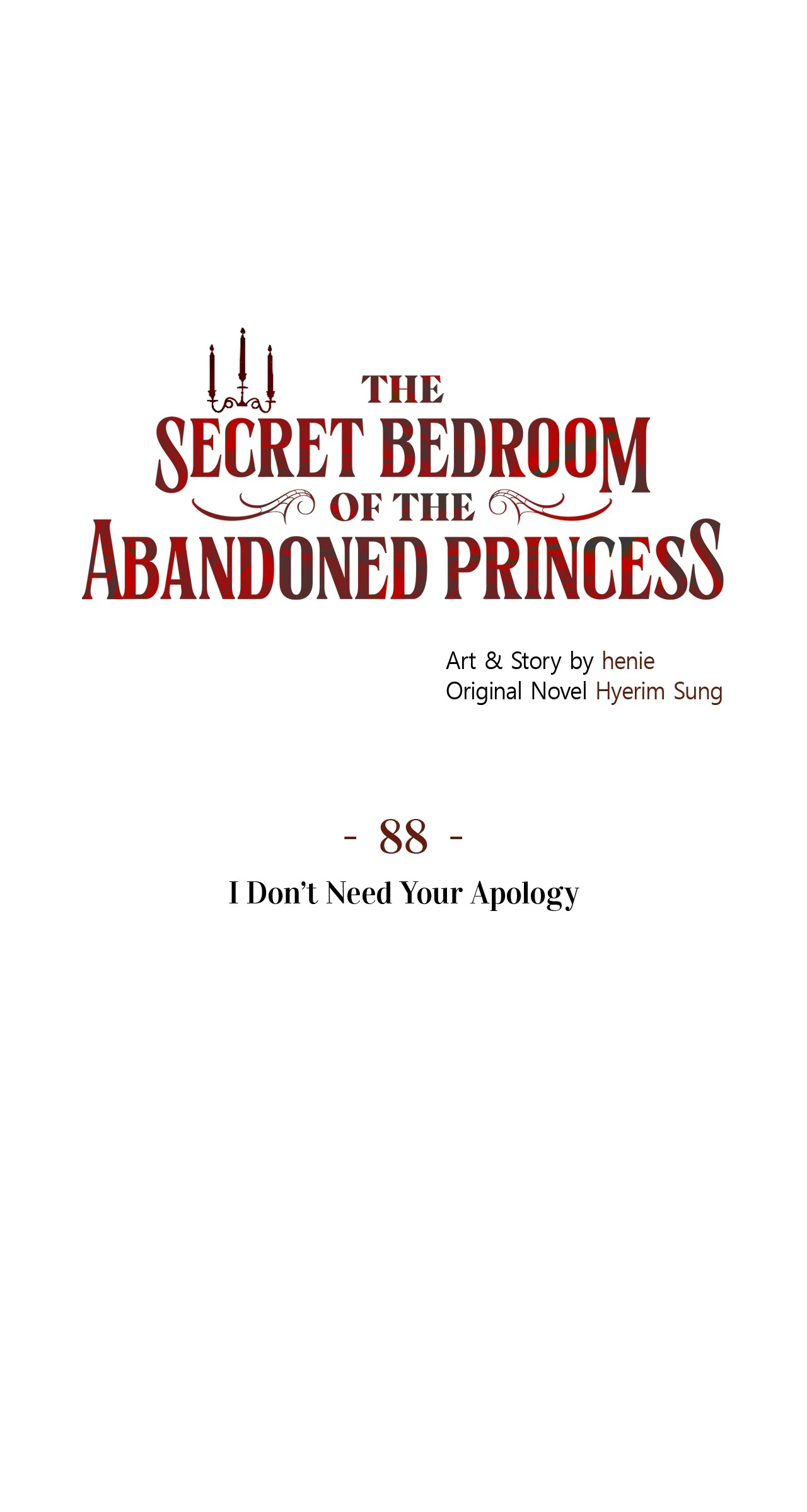 The Secret Bedroom of the Abandoned Princess [Official] - Chapter 88 manhwa
