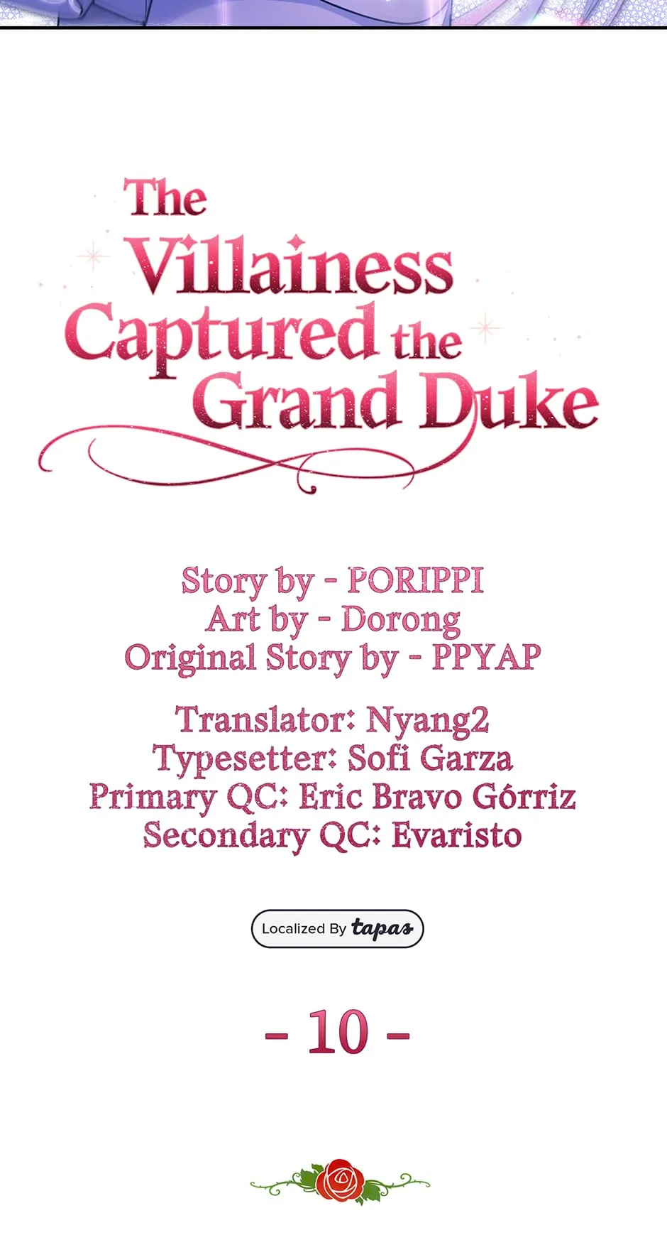 The Villainess Captured the Grand Duke [Official] - Chapter 10 manhwa