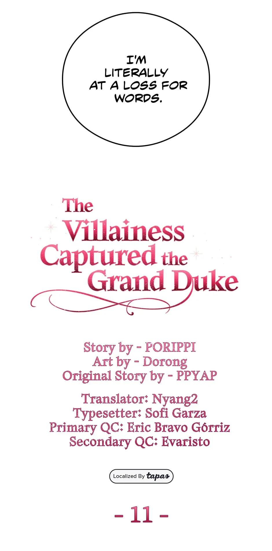 The Villainess Captured the Grand Duke [Official] - Chapter 11 manhwa