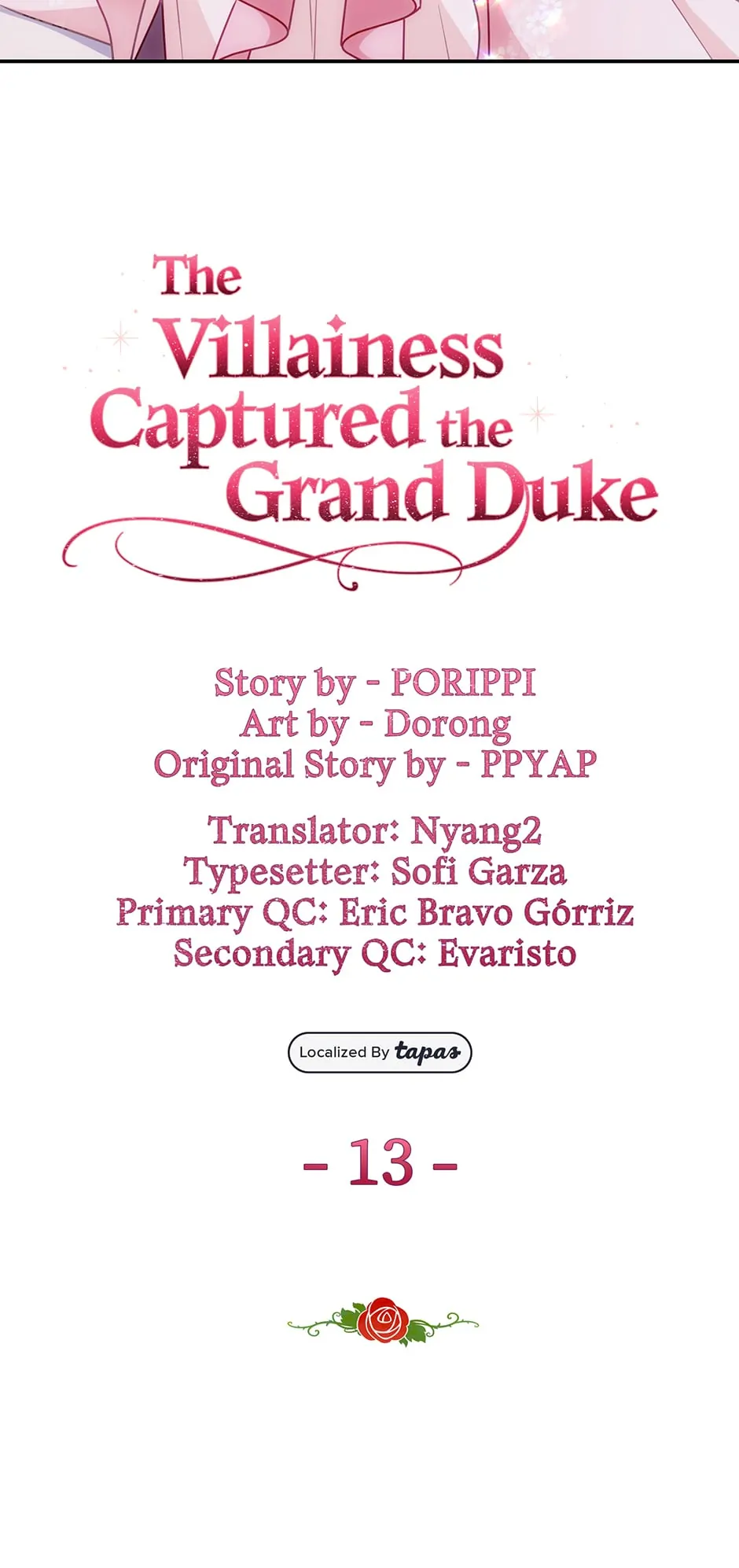 The Villainess Captured the Grand Duke [Official] - Chapter 13 manhwa