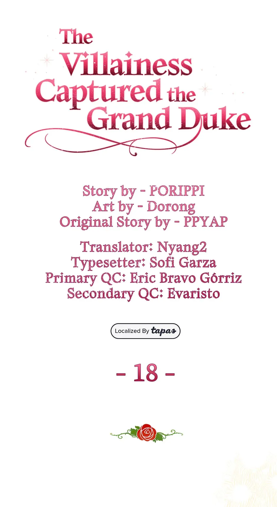The Villainess Captured the Grand Duke [Official] - Chapter 18 manhwa