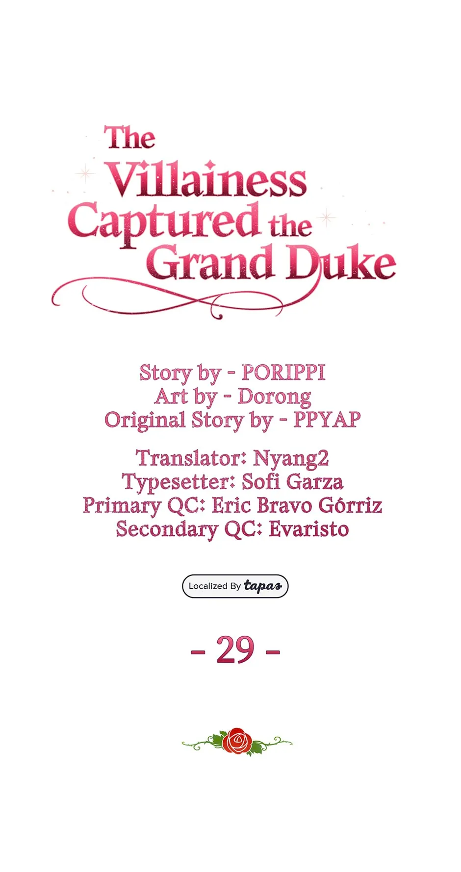 The Villainess Captured the Grand Duke [Official] - Chapter 29 manhwa