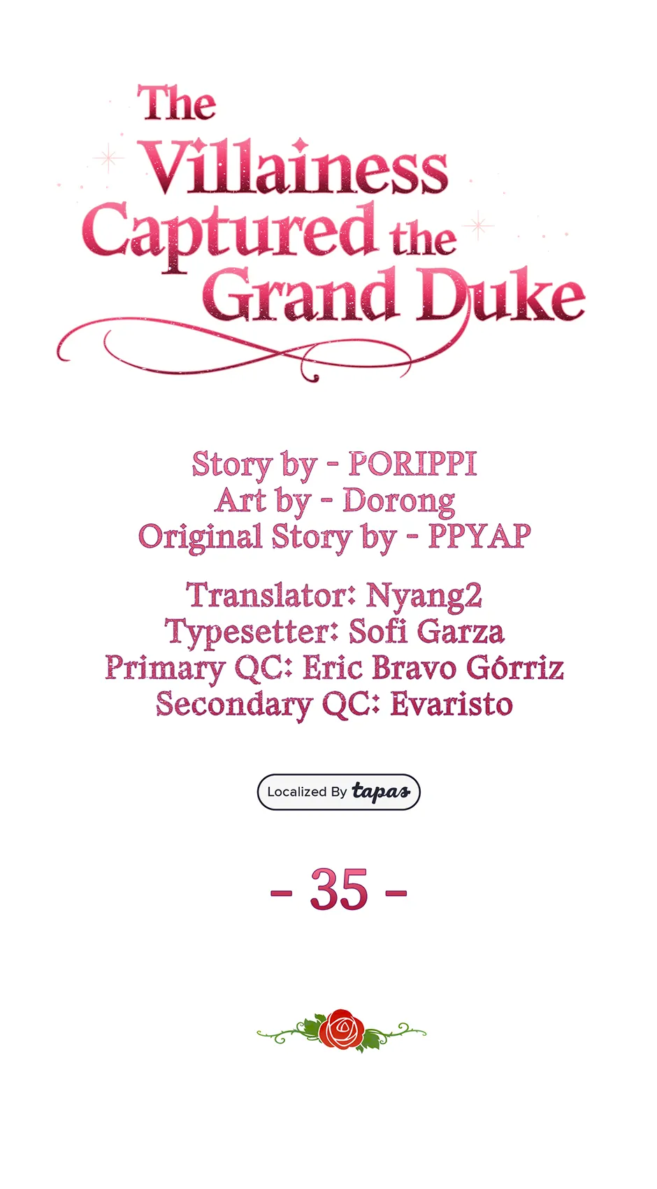 The Villainess Captured the Grand Duke [Official] - Chapter 35 manhwa