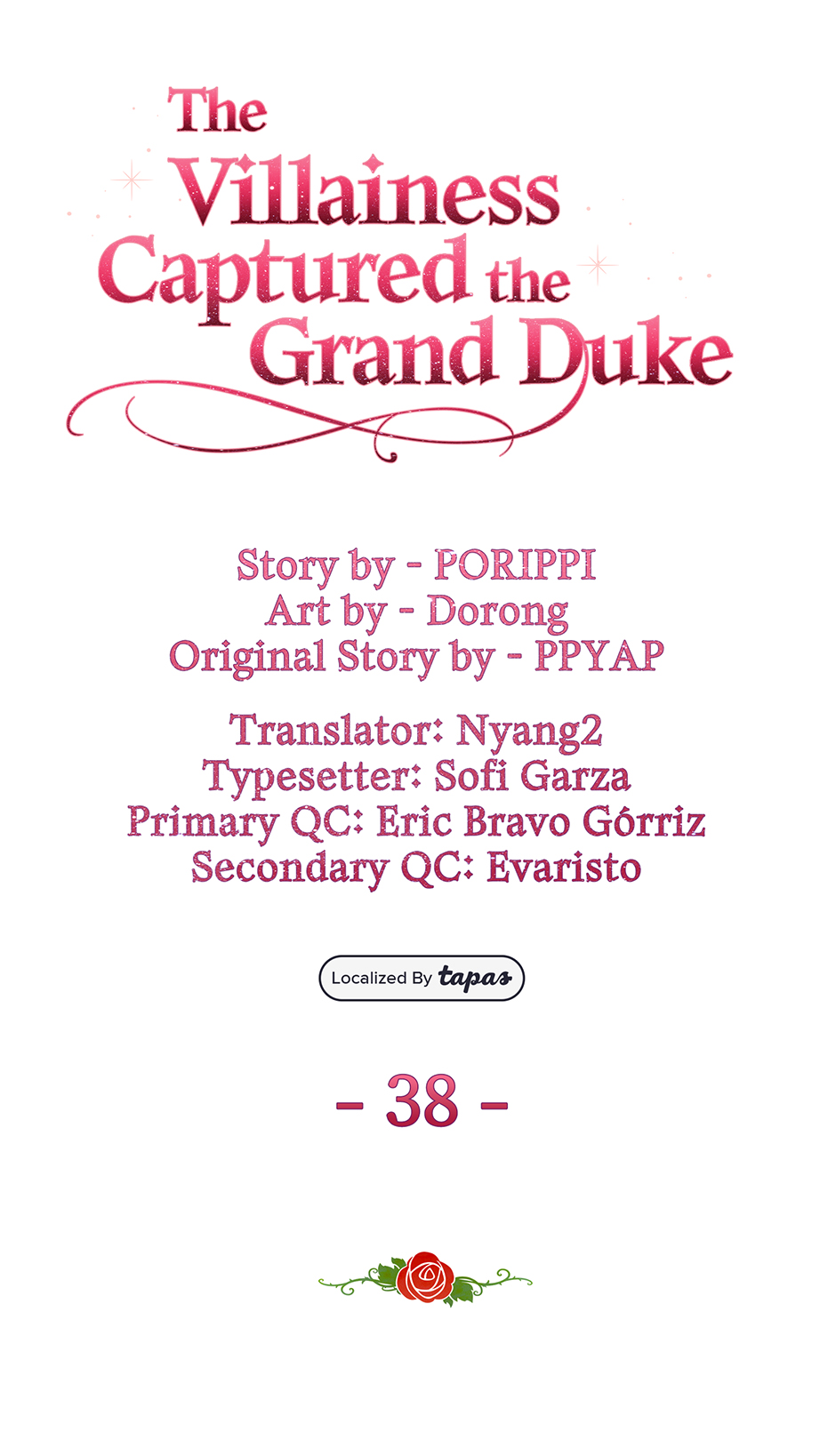 The Villainess Captured the Grand Duke [Official] - Chapter 38 manhwa