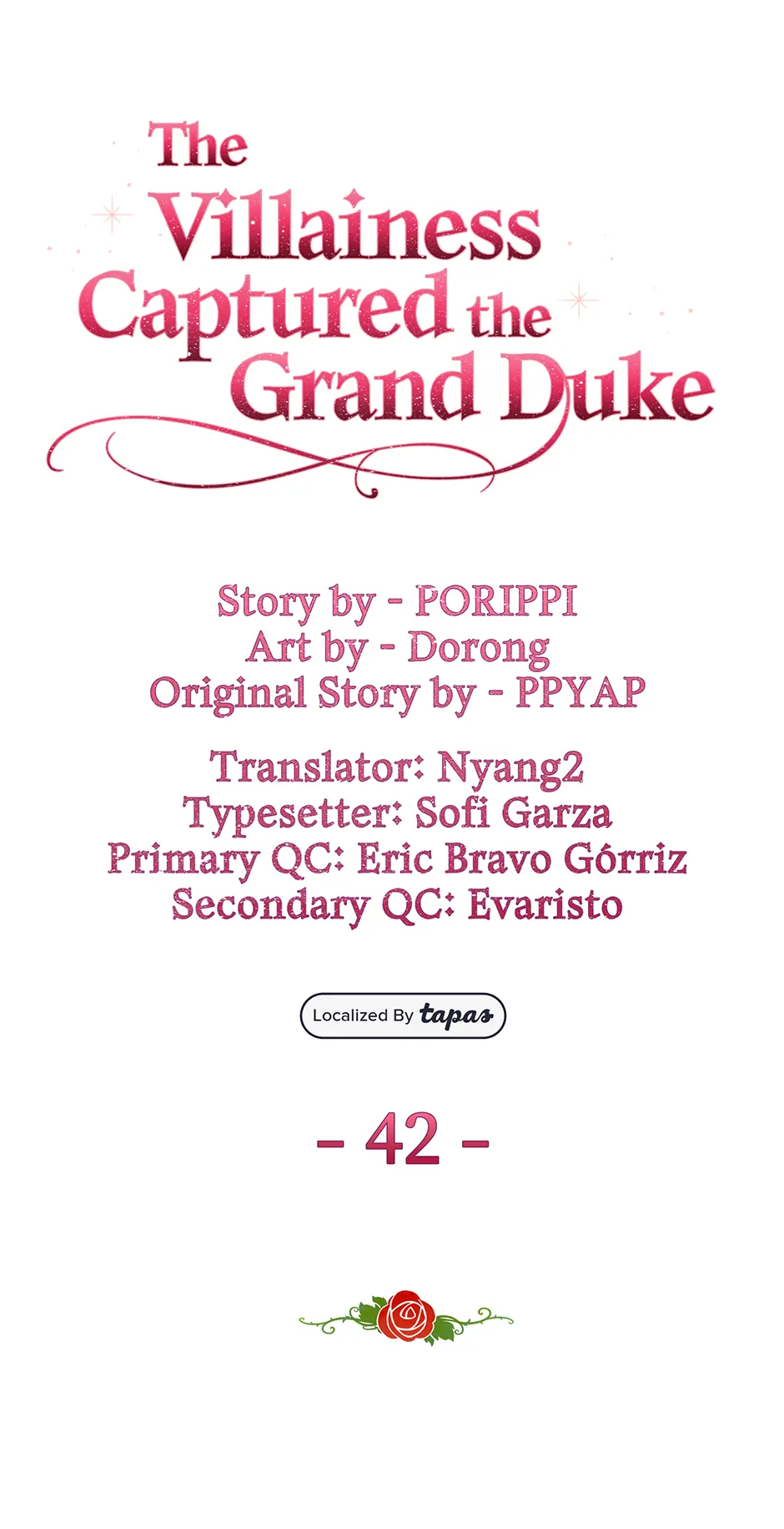 The Villainess Captured the Grand Duke [Official] - Chapter 42 manhwa