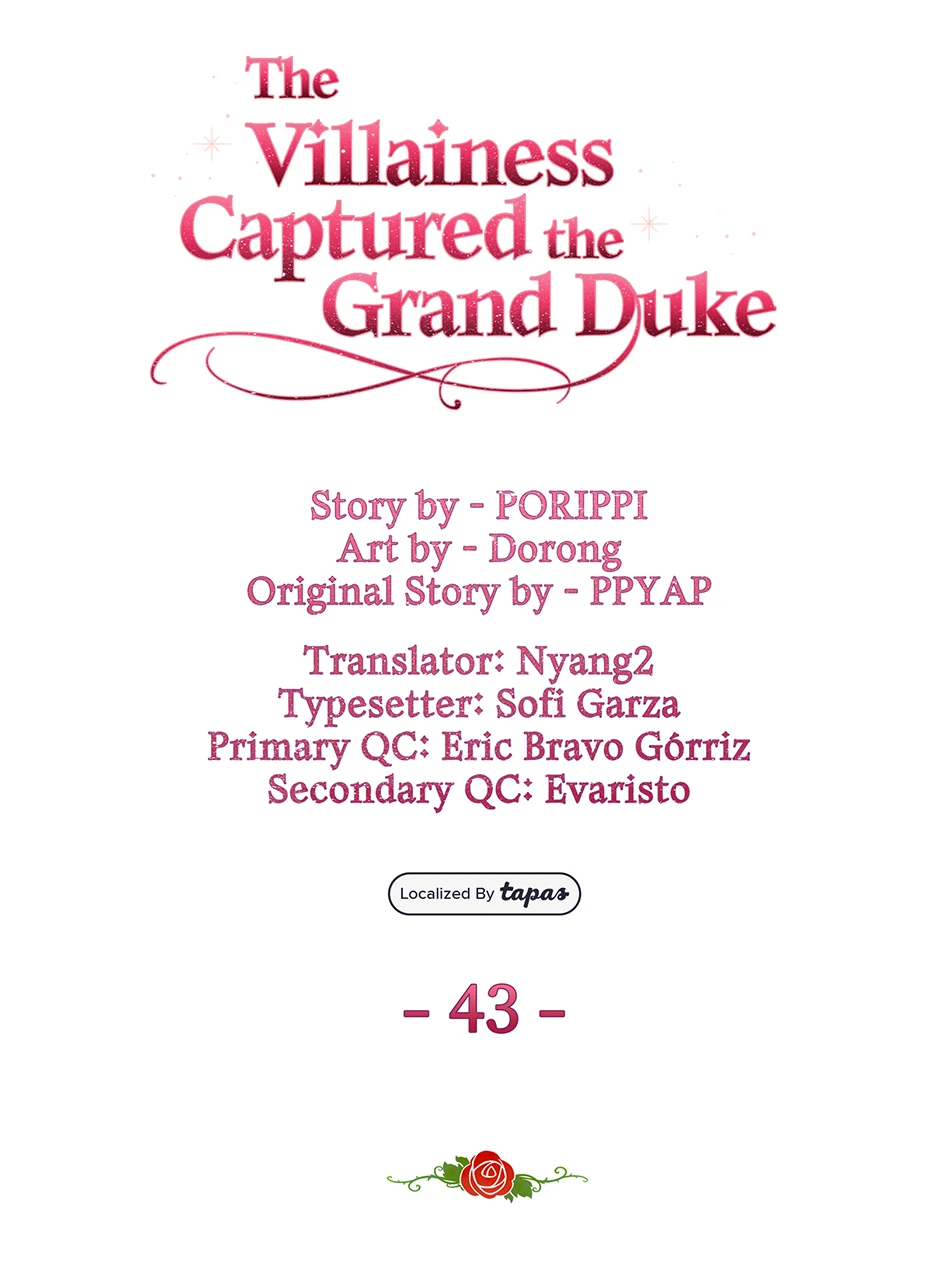 The Villainess Captured the Grand Duke [Official] - Chapter 43 manhwa