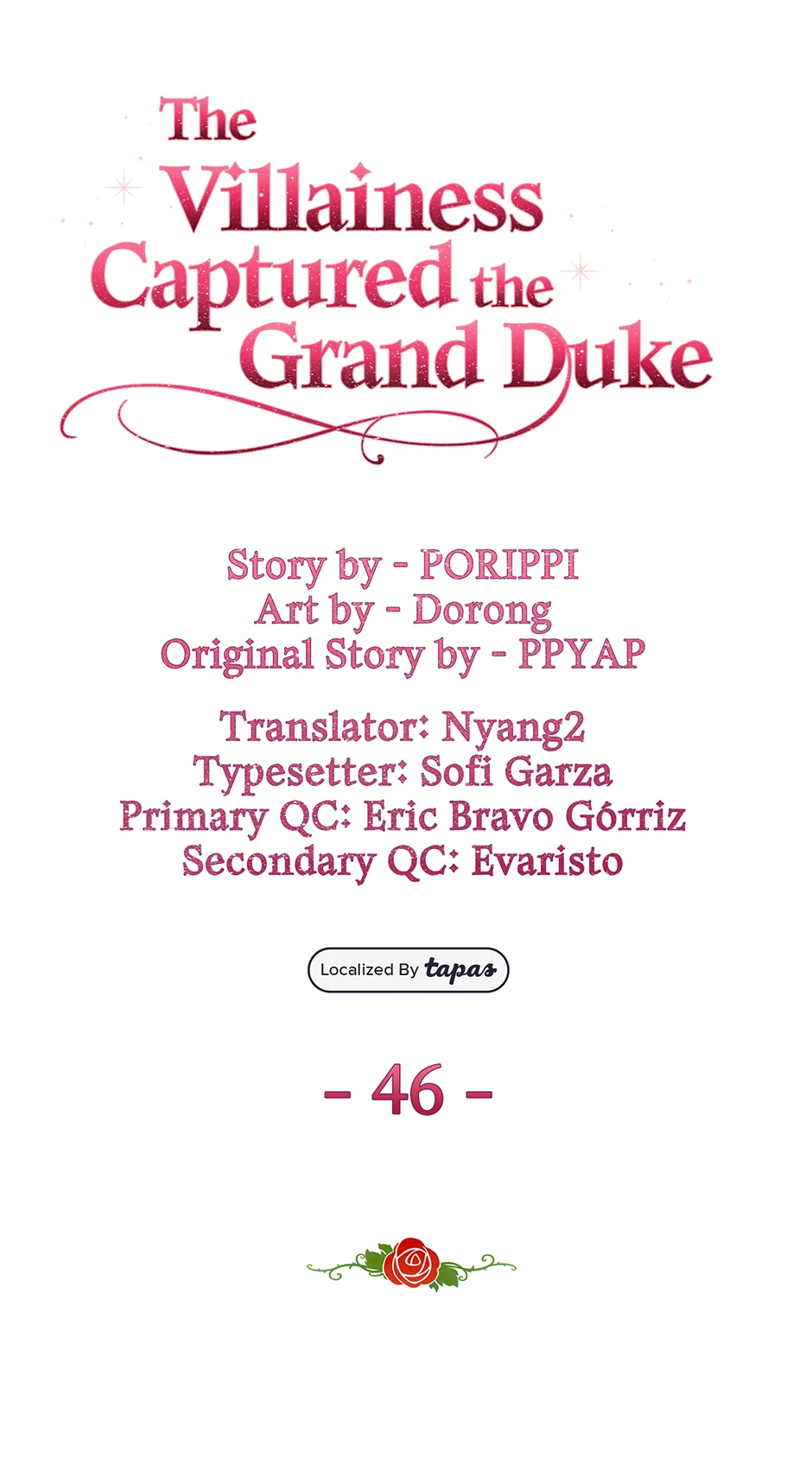 The Villainess Captured the Grand Duke [Official] - Chapter 46 manhwa