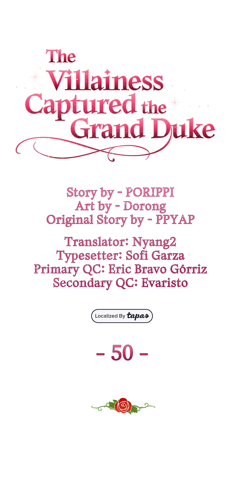 The Villainess Captured the Grand Duke [Official] - Chapter 50 manhwa