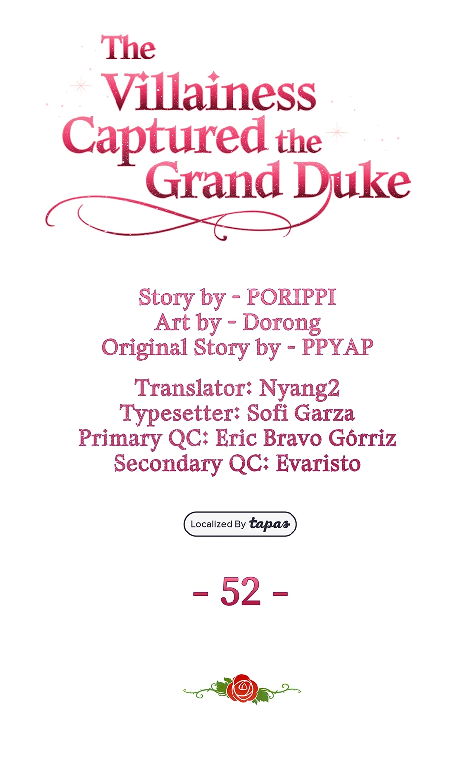 The Villainess Captured the Grand Duke [Official] - Chapter 52 manhwa