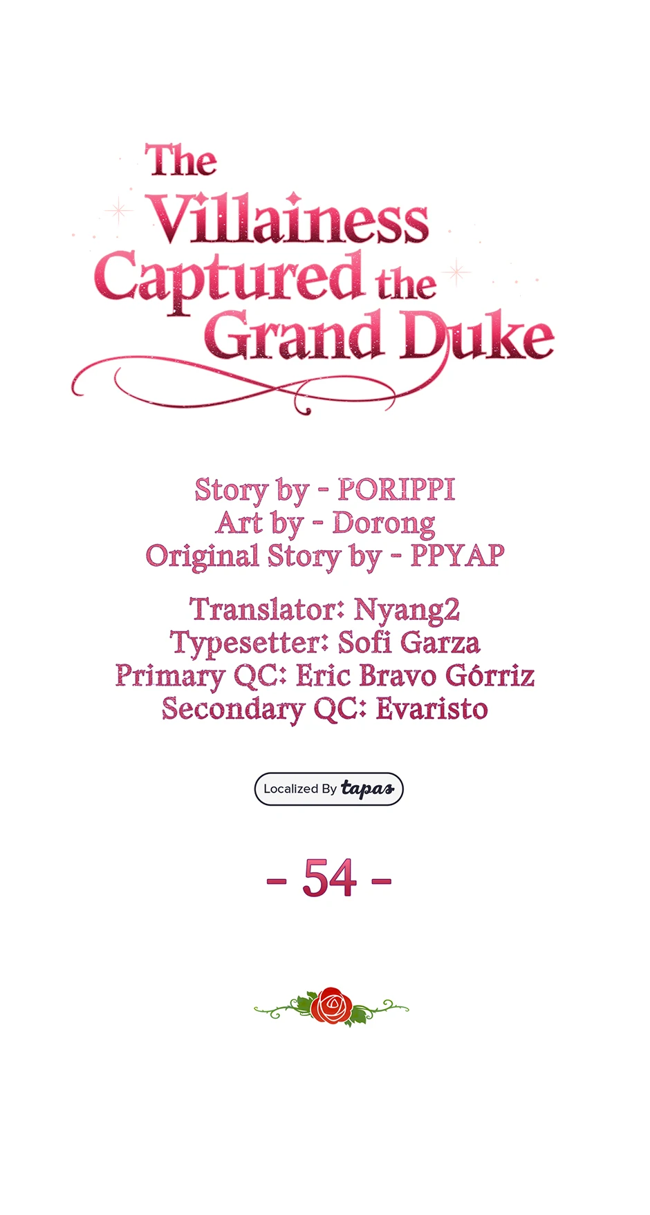 The Villainess Captured the Grand Duke [Official] - Chapter 54 manhwa
