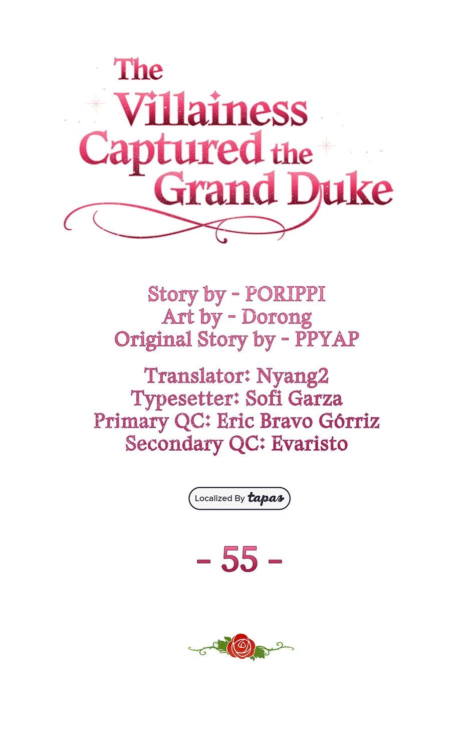 The Villainess Captured the Grand Duke [Official] - Chapter 55 manhwa