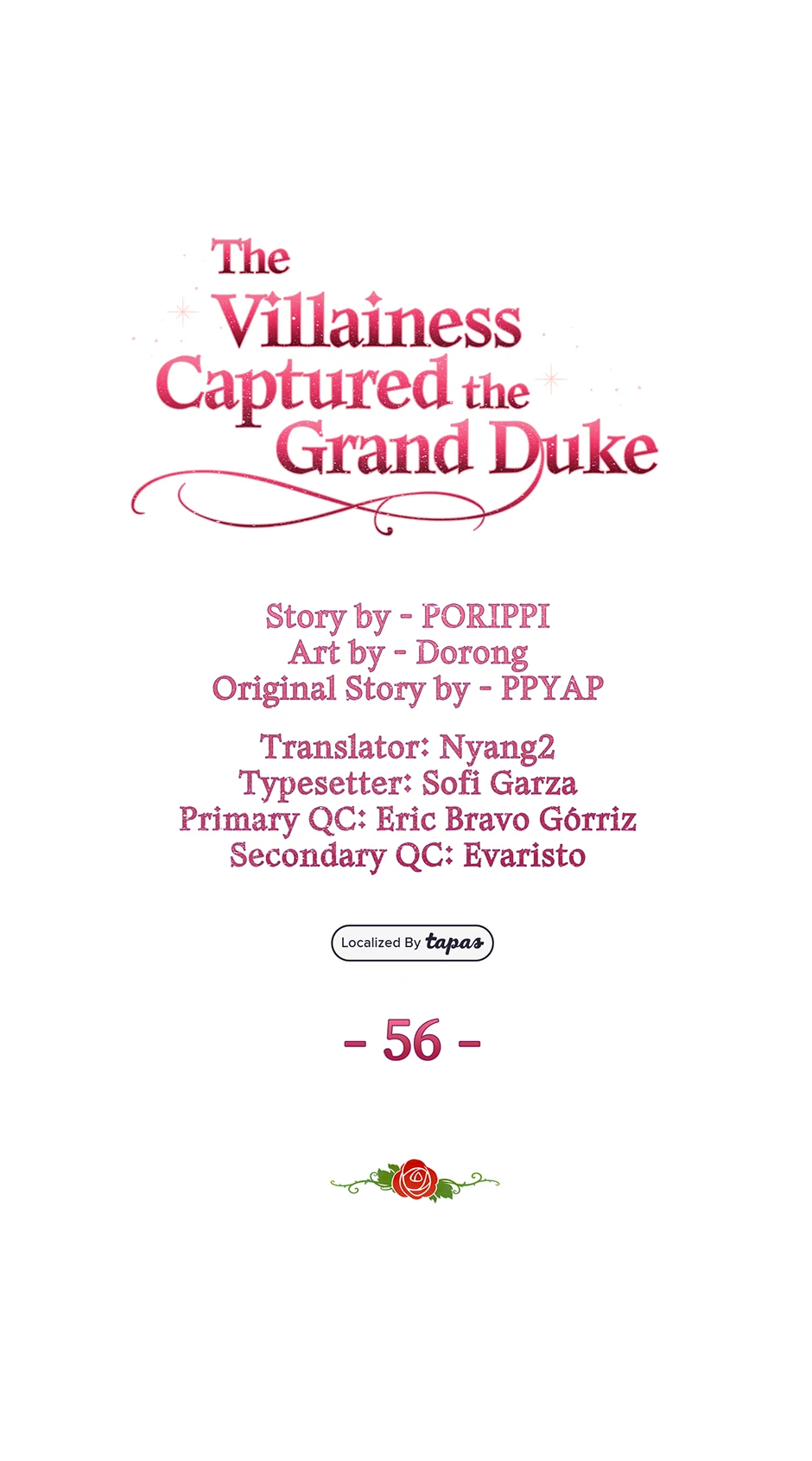 The Villainess Captured the Grand Duke [Official] - Chapter 56 manhwa