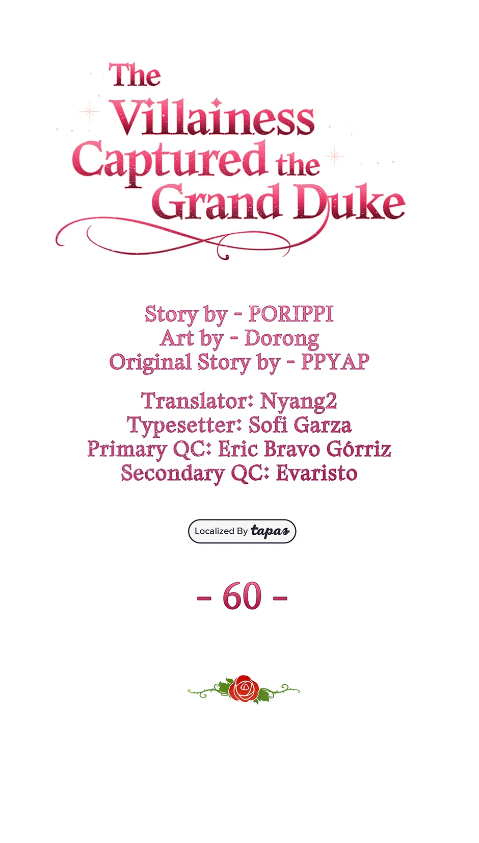The Villainess Captured the Grand Duke [Official] - Chapter 60 manhwa