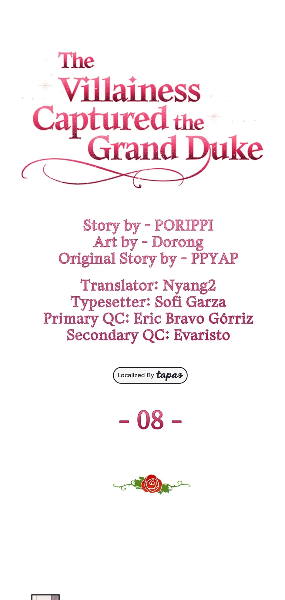 The Villainess Captured the Grand Duke [Official] - Chapter 8 manhwa