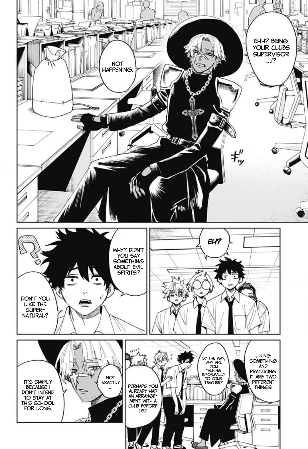 Phantom Busters - Chapter 13: Let's recruit a club advisor manhwa