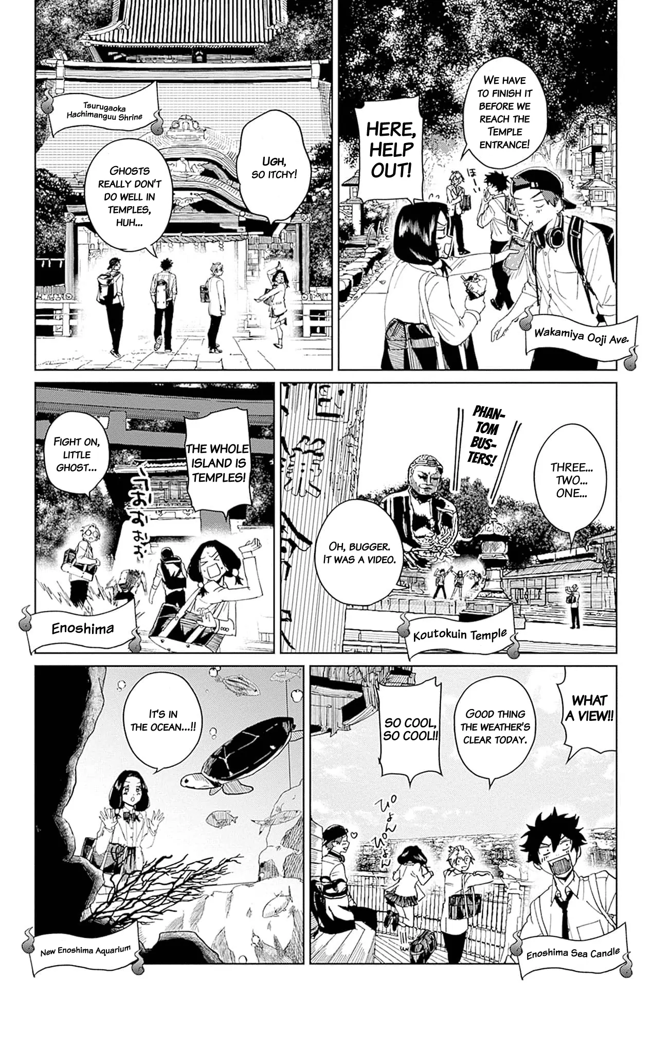 Phantom Busters - Chapter 4: Let's Go Sightseeing in Kamakura! manhwa