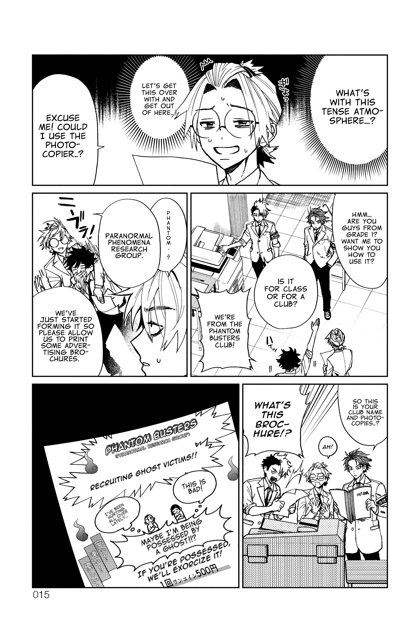 Phantom Busters - Chapter 5: The main battlefield after school manhwa