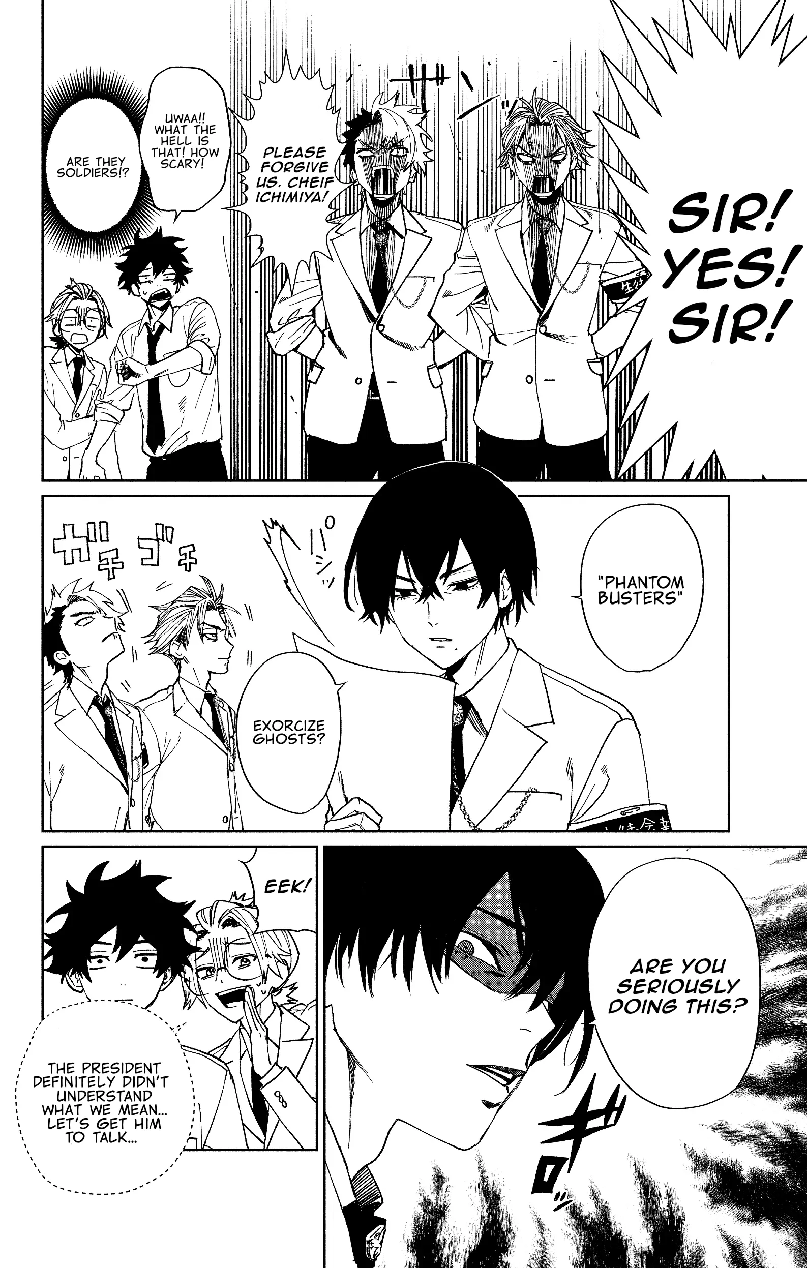 Phantom Busters - Chapter 5: The main battlefield after school manhwa