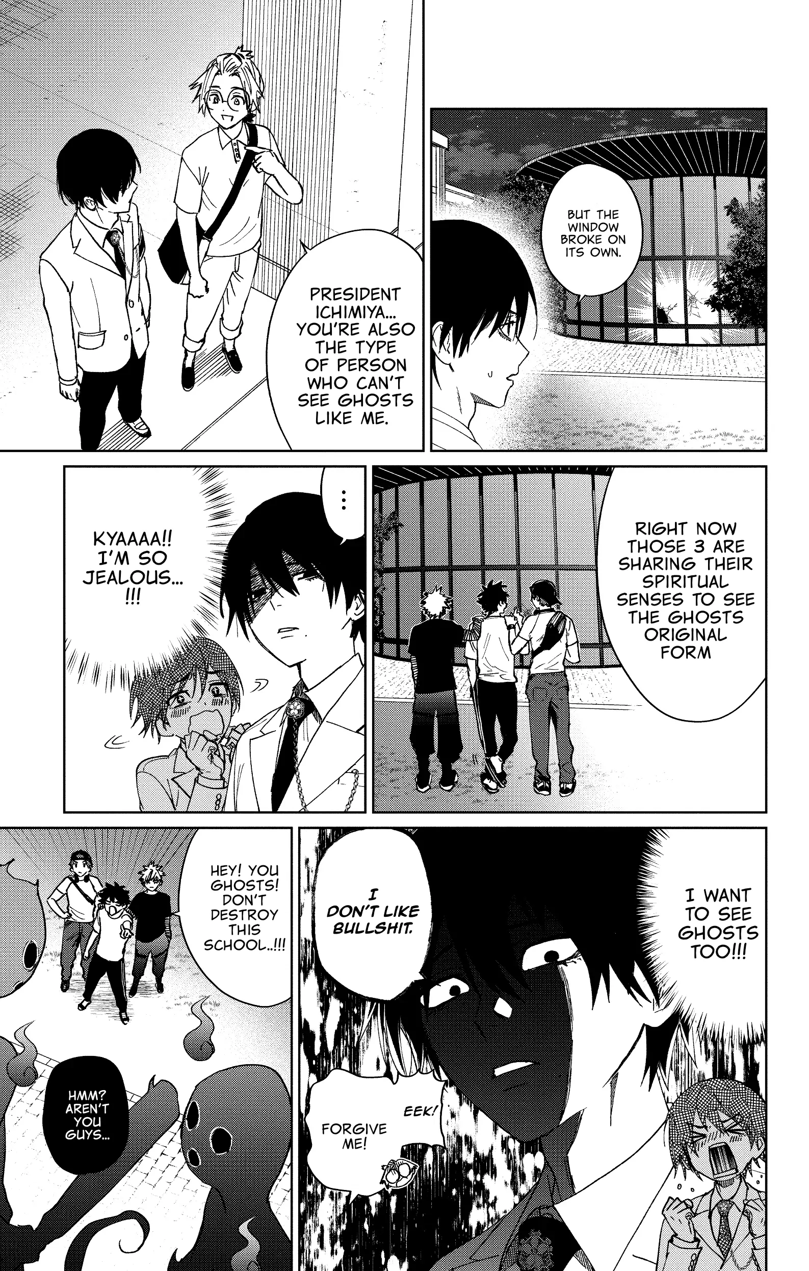 Phantom Busters - Chapter 5: The main battlefield after school manhwa