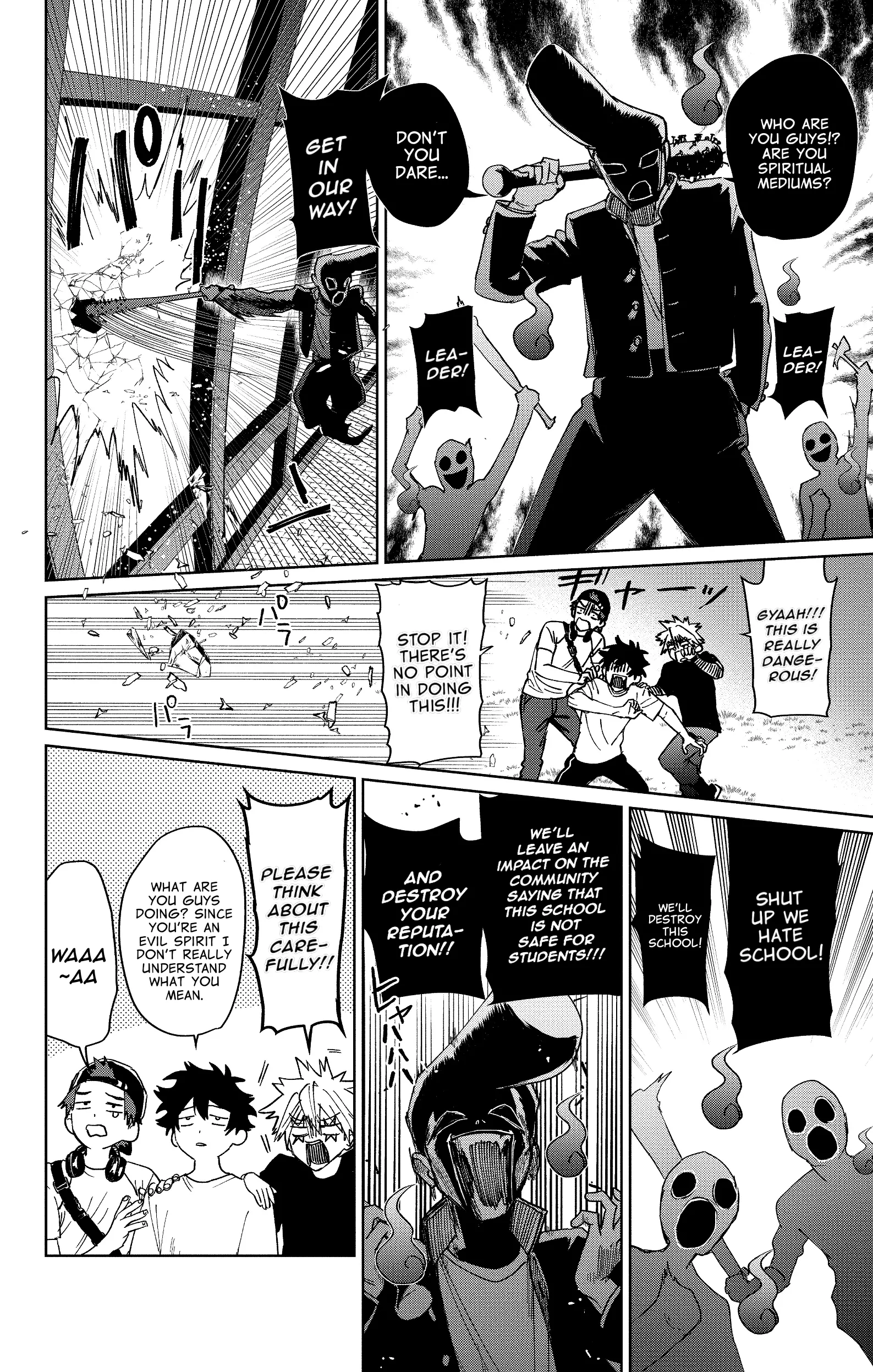 Phantom Busters - Chapter 5: The main battlefield after school manhwa