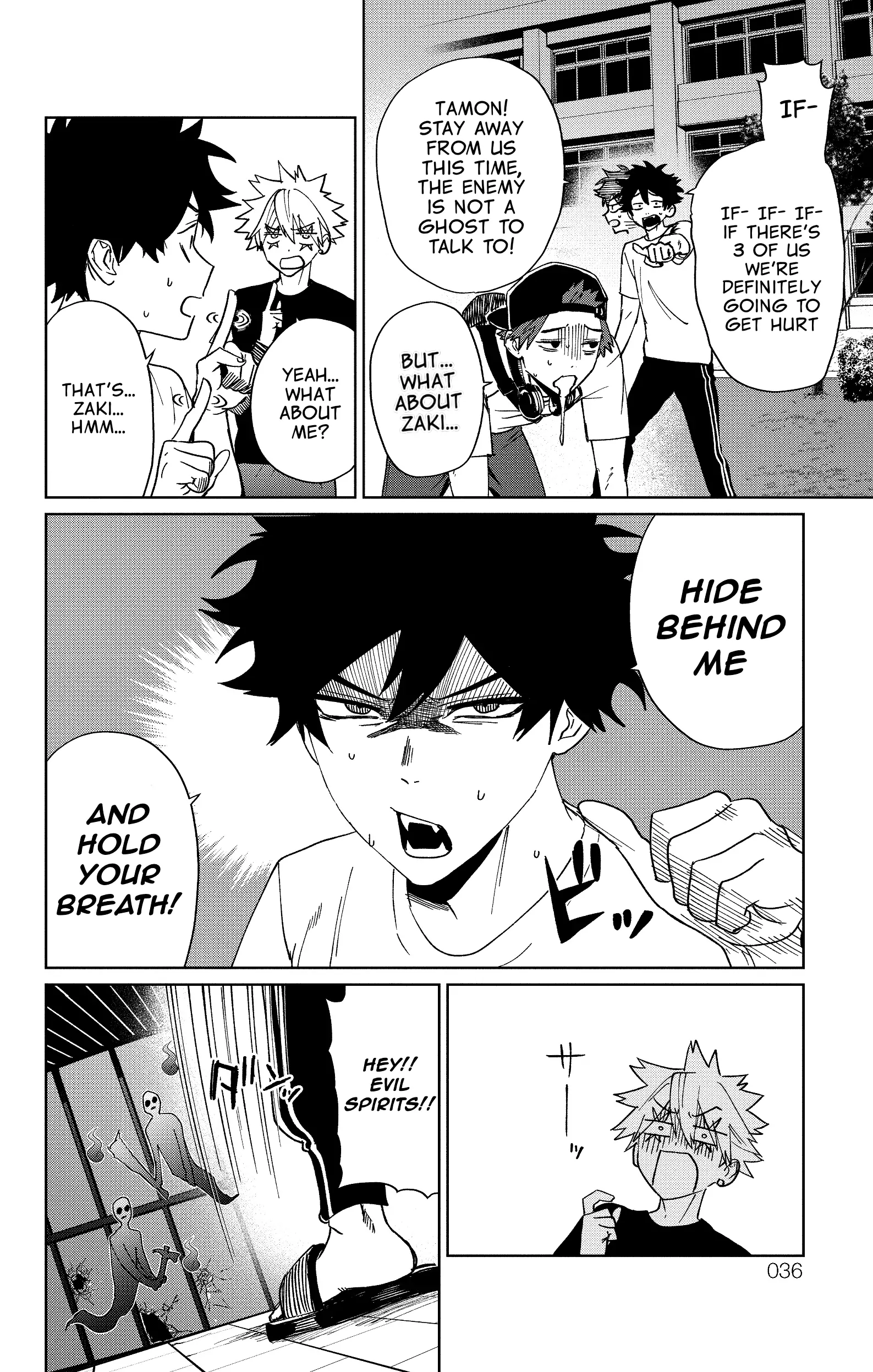 Phantom Busters - Chapter 5: The main battlefield after school manhwa