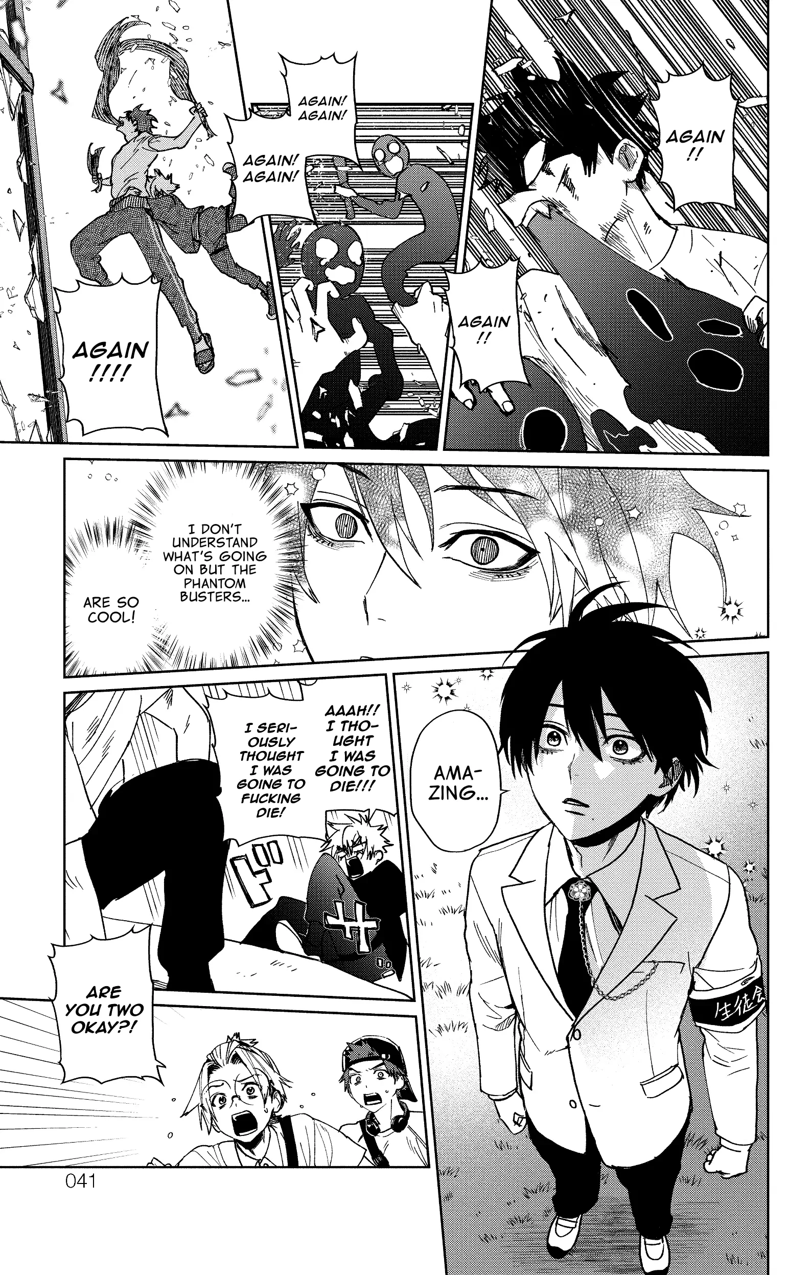 Phantom Busters - Chapter 5: The main battlefield after school manhwa