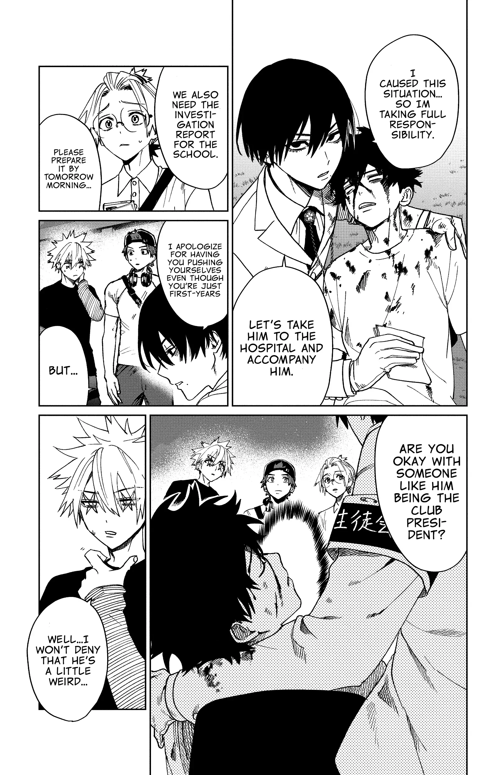 Phantom Busters - Chapter 5: The main battlefield after school manhwa